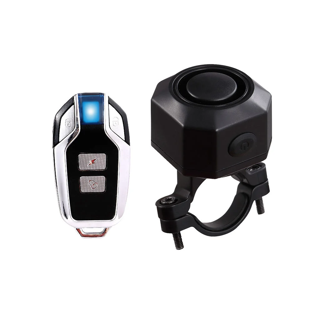 Anti-theft Lock USB Rechargeable Bike Alarm with Remote Wireless 110db Vibration Sensor Motorcycle Vehicle Security Bicycle