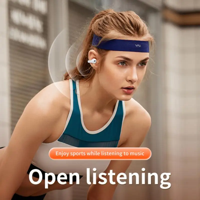 

Sport Headset Bluetooth Earphones Sport Earbuds Led Display With Microphone Air Conduction Headset Earphone Touch Control