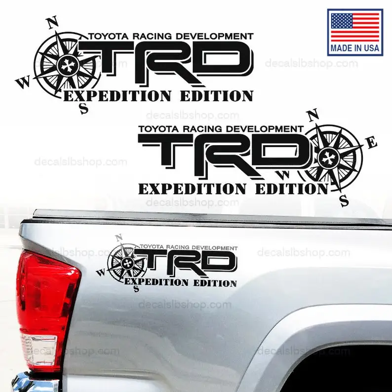 Наклейки TRD Explorer Edition для Toyota Tacoma Tundra виниловые наклейки грузовиков X2 |