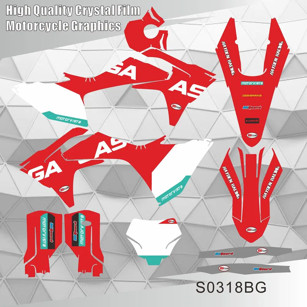 

Для GASGAS GAS MC MCF MC-F EX EXF EX-F 125 250 300 450 2024 2025 Графические наклейки Наклейки Фон мотоцикла На заказ