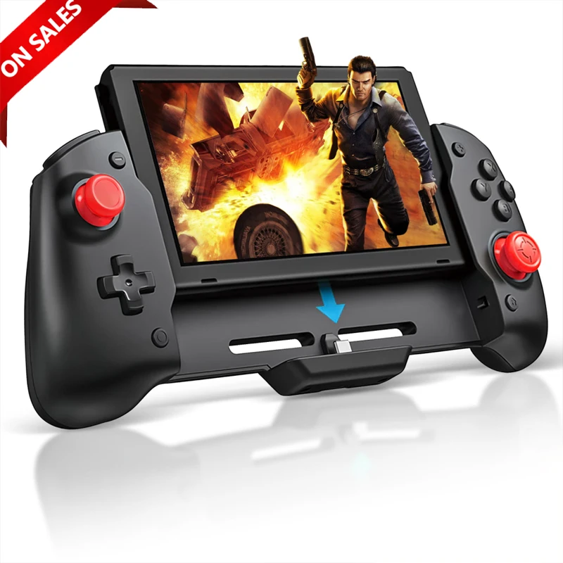 

Для контроллера Nintendo, ручной двойной мотор, вибрация, встроенный 6-осевой гироскоп, джойстик для переключателя OLED, аксессуары для геймпада