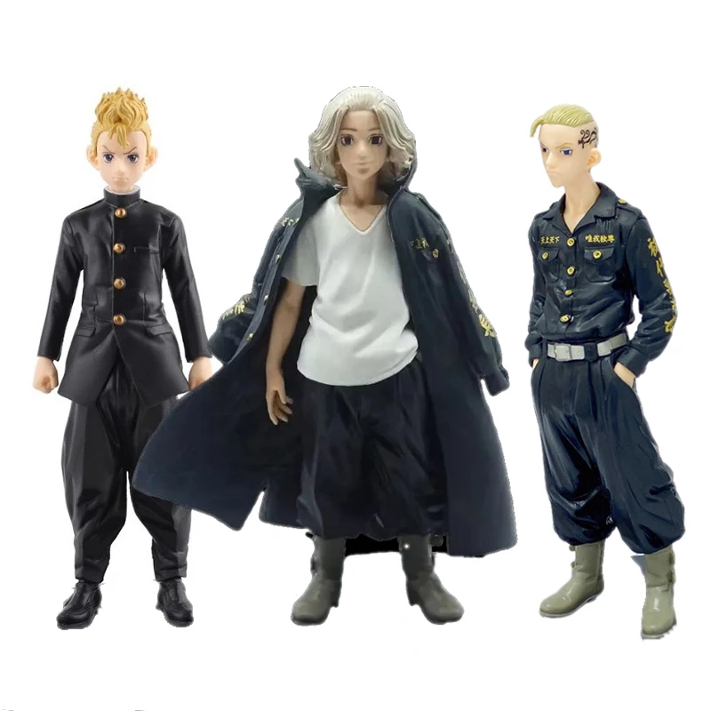 

16-18cm Anime Tokyo Revengers figure hanagaki takemichi figurine manjiro sano ryuguji ken action figure Model toys gift for kids