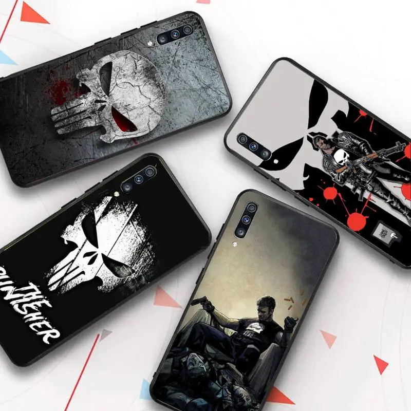 

Punisher Frank Castle Phone Case for Samsung A51 A30s A52 A71 A12 for Huawei Honor 10i for OPPO vivo Y11 cover