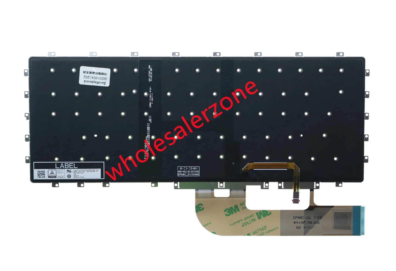 Клавиатура США для ноутбука Dell XPS 15 9575 2-в-1,15-9575, серии 15-9575-D2605TS 15-9575-D2805TS 15-9575-D2801TS 15-9575-D1805TS (art.: 3920ced267a37) - 3920ced267a37