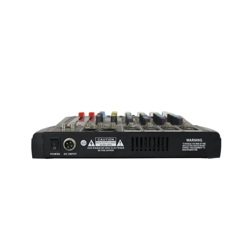 Фото 4-канальный аудиомикшер с USB, Bluetooth, 99 DSP-эффектами, фантомным питанием 48В для диджеев, домашнего караоке, студийной записи. Новинка. №5