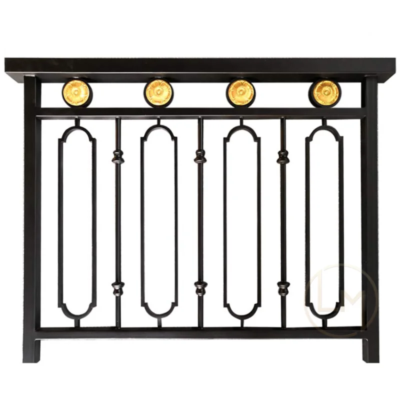 

Modern Home Front Porch Garden Stair Luxury Black Metal Staircase Modern Baluster Wrought Iron Handrail
