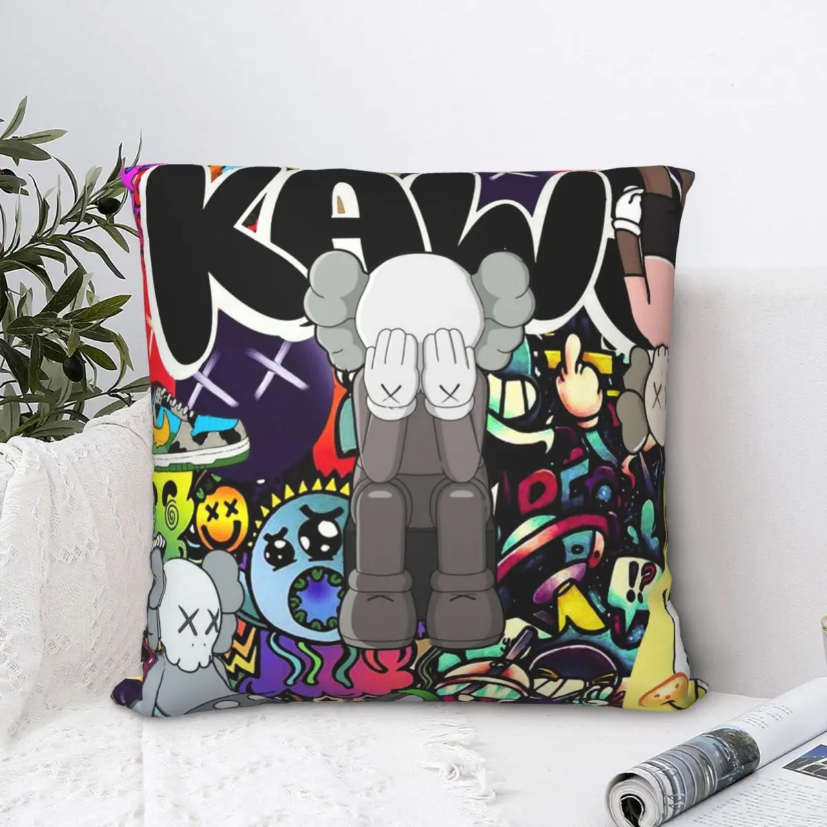 Hypebeast декоративный квадратный чехол для подушки из полиэстера |