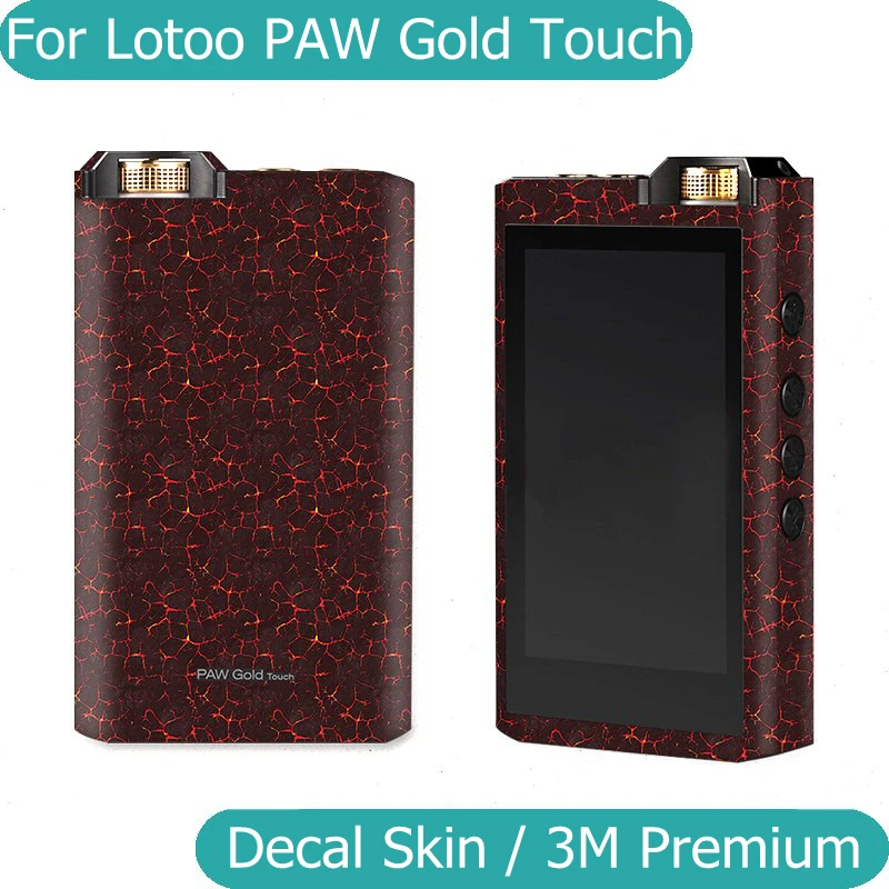 

Золотая сенсорная наклейка для Lotoo PAW, виниловая пленка, Защитная Наклейка для музыкального плеера, защитное покрытие