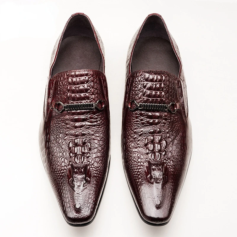 

Mens Leather Shoes Italian Loafers Size 48 Brown Black Dress Business Shoes for Men Slip on Office Shoes Man Zapatos Formales