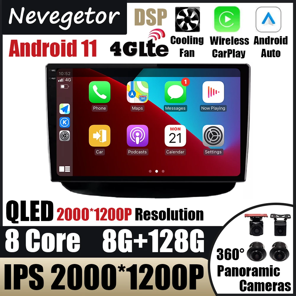 

10.1 Inch Carplay Android 11 For Chevrolet TRACkER 2019 Car Radio WIFI 4G SWC No 2din Autoradio Stereo Multimedia Player Video