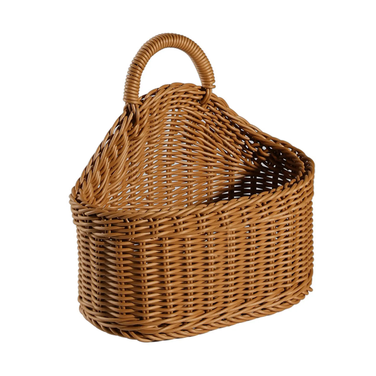 

Пищевой контейнер с ручкой, Универсальный Многофункциональный Семейный декор, отдельно стоящий настенный подвесной для растений, Плетеный...