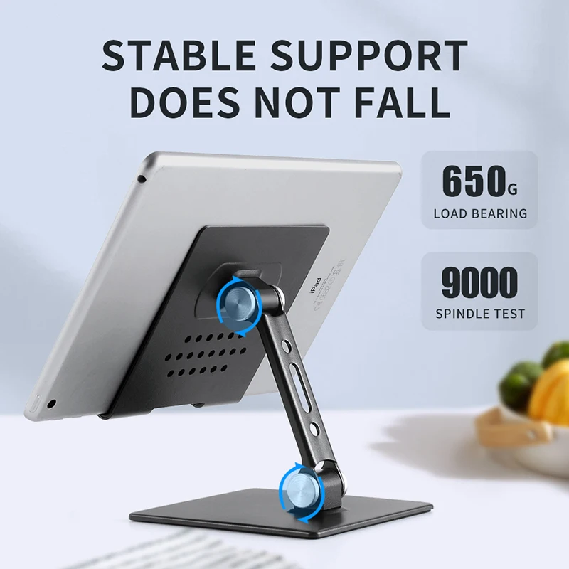 Tablet Phone Stand Adjustable Desktop Holder Foldable Universal Bracket For iPad Pro 2021 Xiaomi Notebook Support Telephone
