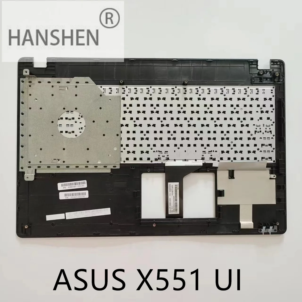 

HANSHEN NEW US Keyboard For Asus X551 X551C X551S X551CA X551M X551MA Laptop Black with Palmrest Upper