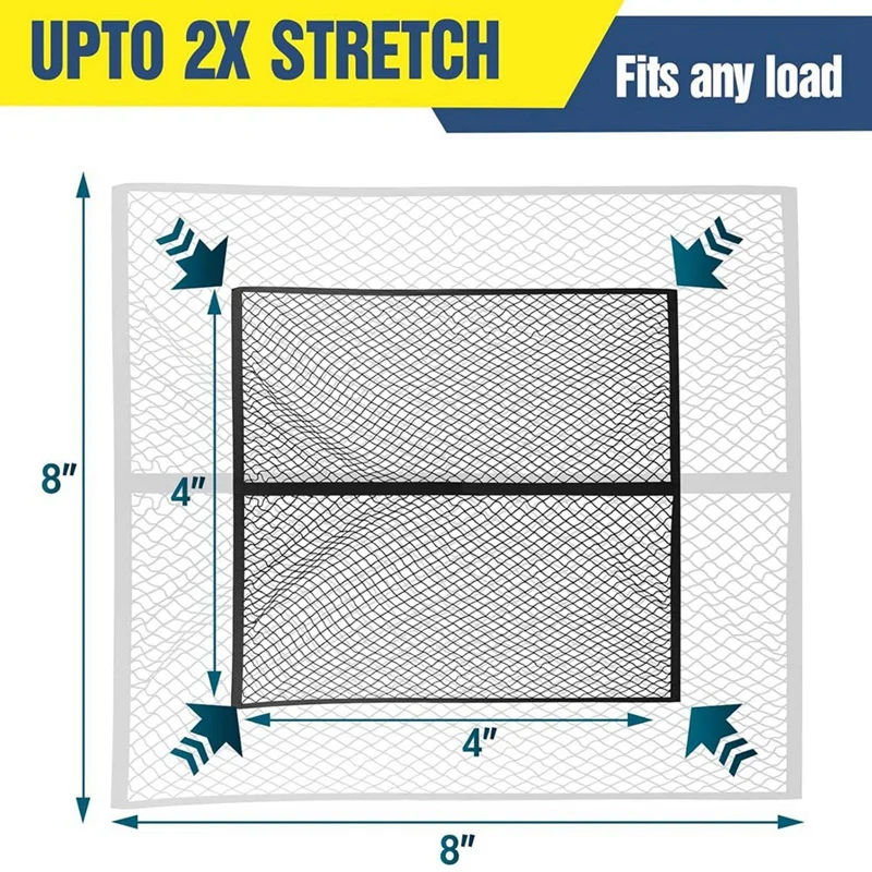 Высокоэластичная грузовая сетка для пикапа грузовой сетки растяжка 4X4 фута до