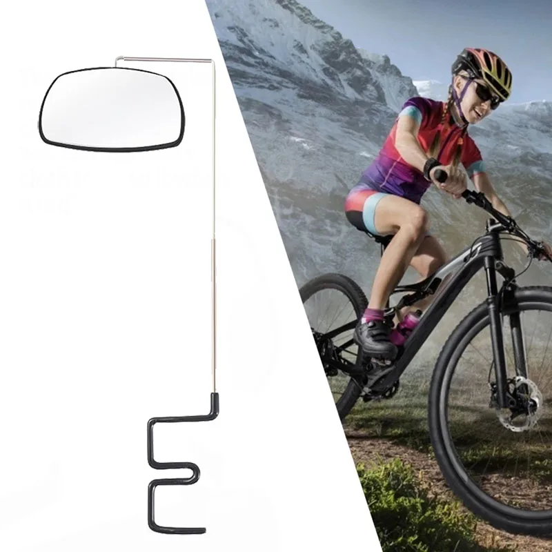 

Алюминиевое Велосипедное Зеркало с углом поворота 360 градусов крепление для заднего вида шлем аксессуары для велоснаряжения