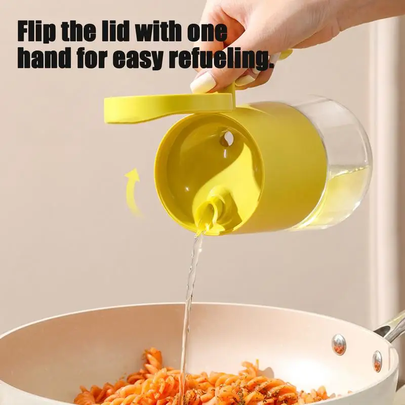 

Olive Oil Dispenser Kitchen Storage Oil Cruet Condiment Container for Kitchen Seasoning Storage Condiment Dispenser Bottle