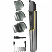 body groomer for men and women unisex wetdry cordless electric body hair trimmer with comb attachmen multi directional shaving