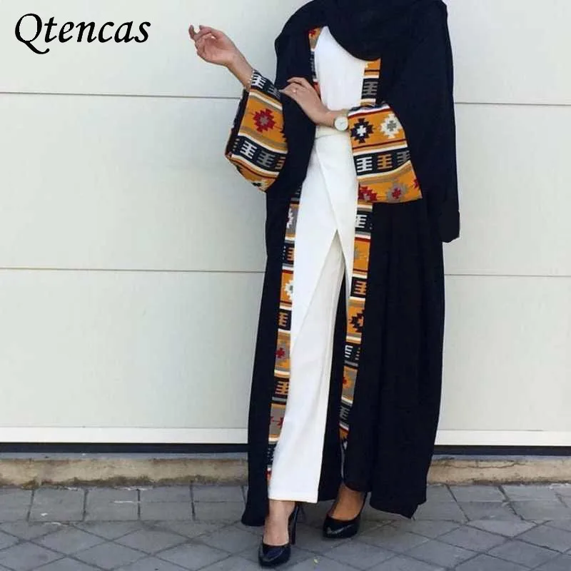 

Рамадан открытая абайя Турция мусульманская Черная Женская одежда Caftan ислам одежда кимоно женское Musulmane
