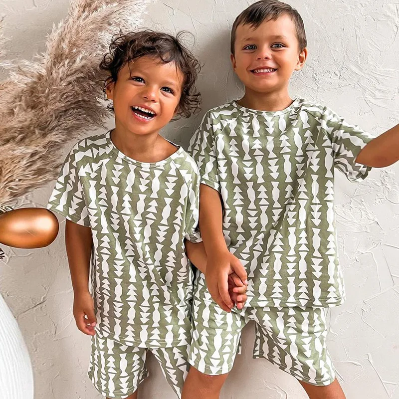 

Лето 2022, комплекты одежды для мальчиков, одежда с мультяшным принтом для детей, детские спортивные костюмы, наряды для девочек, детские спортивные костюмы, костюм для малышей