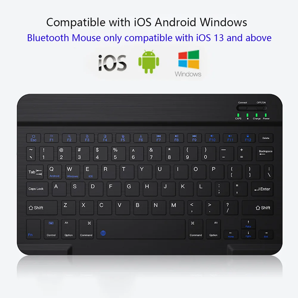 

Mini klawiatura bezprzewodowa klawiatura Bluetooth dla tabletu Ipad Tablet hiszpański klawiatura dla androida Ios/Samsung/Xiaomi