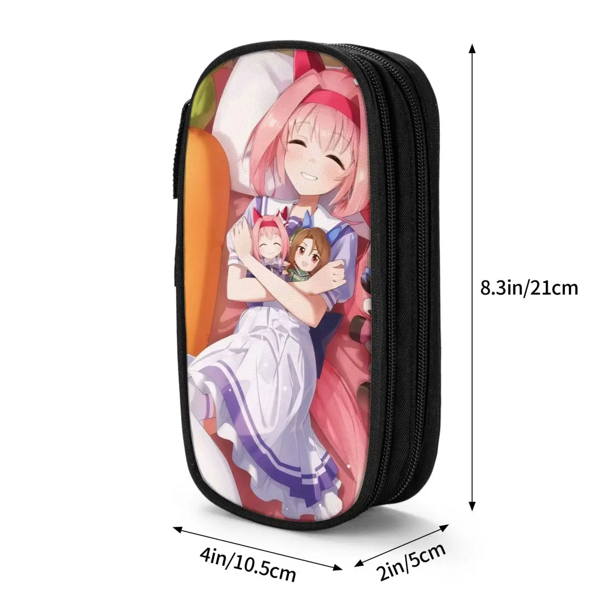 Креативные пеналы Haru Urara Aime, пенал для ручек для девочек и мальчиков, сумки большой емкости, школьные канцелярские принадлежности на молнии для студентов (art.: 3920d4873a533) - 3920d4873a533