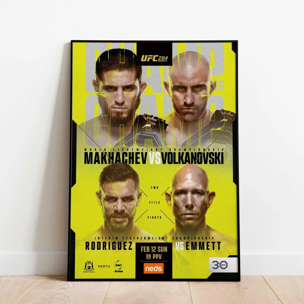 

Плакаты бокса UFC 200 300 Джонс Эдвардс на холсте