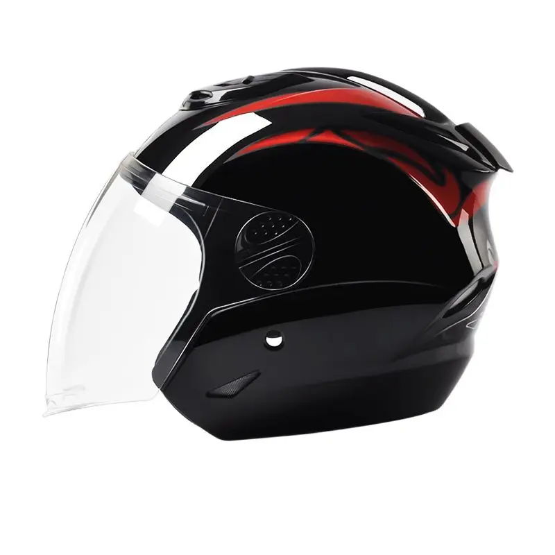 

Casco Para Patinete Electrico Capacete Aberto Moto Helmet For Scooter Motorcycle Open Face Classic Original Flip Up Helmet