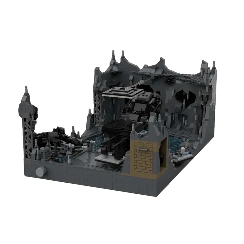 Hero Movie YcMoc Строительные блоки Batcave Диорама Игровой набор Модель Технология