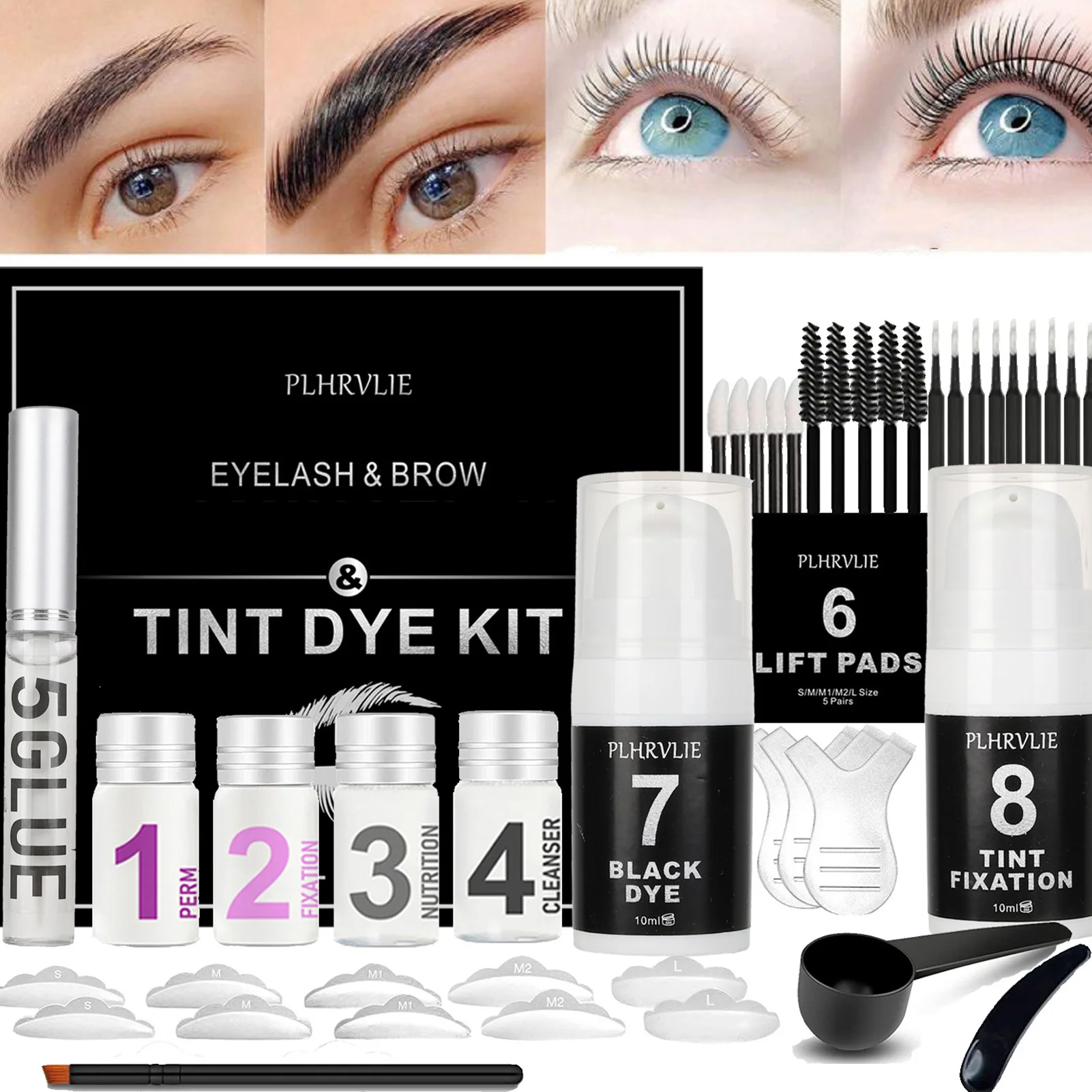 

Eyebrow Lift Kit Eyebrow Fuller Perm Eye Brow Lifting Beauty Brow Lift Perming Nutrition Eyelash Lifting And Tint Kit