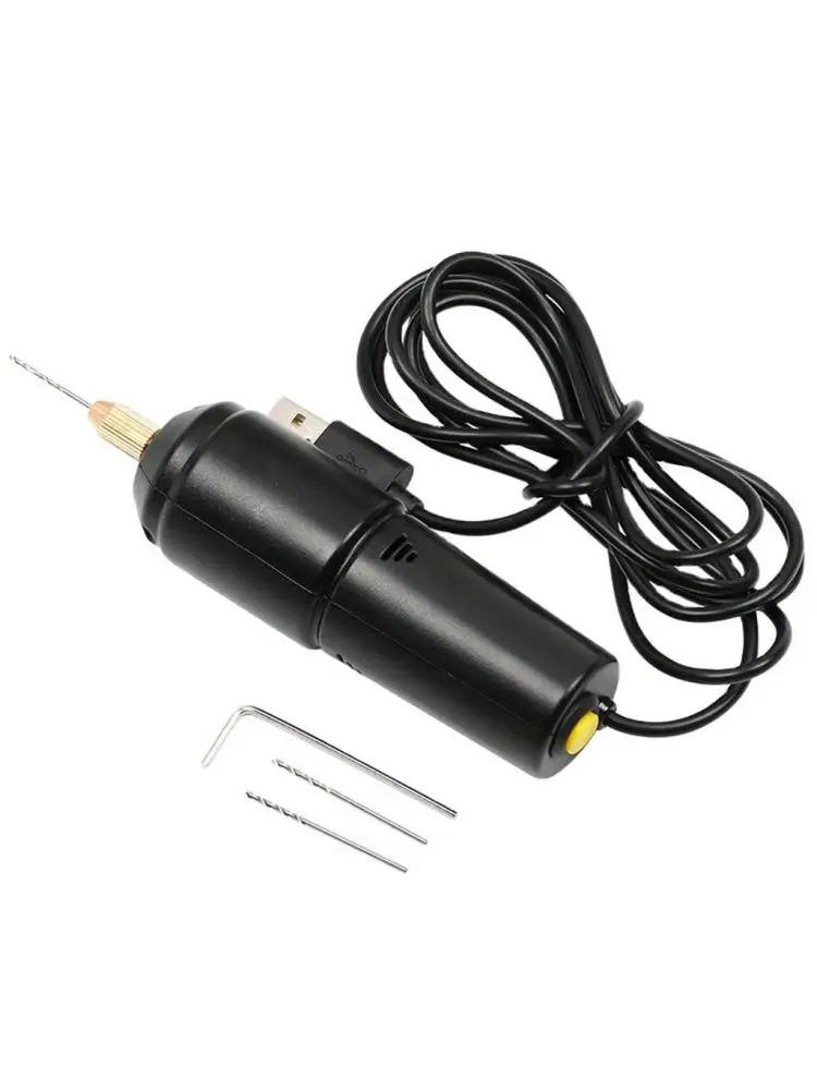 

Jewelry Tools 0.7-1.2mm Portable Micro Electric Handheld Drill with Drill Bits for Epoxy Resin Jewelry Making Crafting
