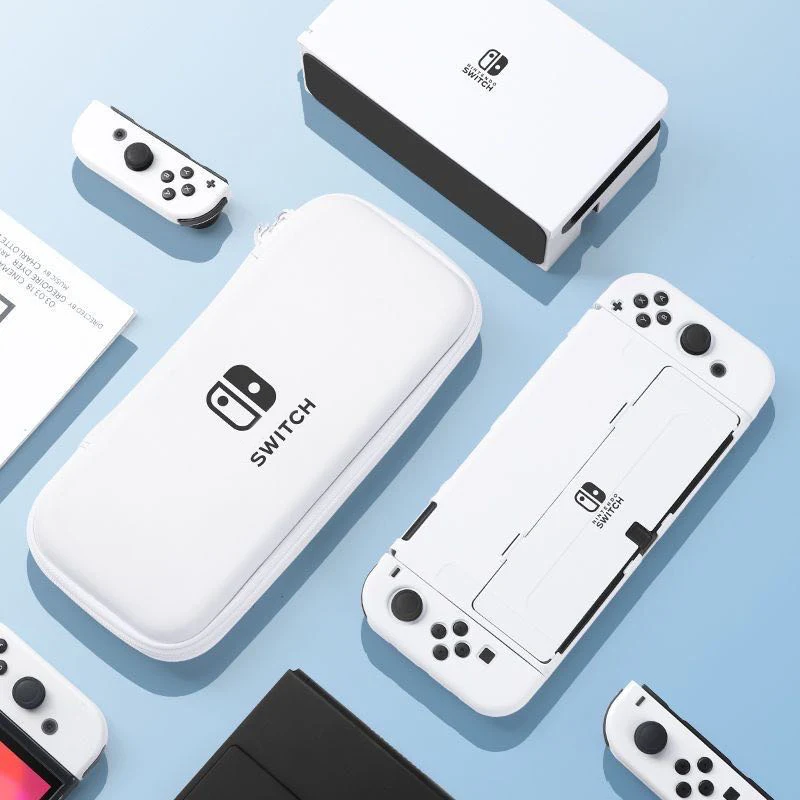 Жесткий Белый защитный чехол для Nintendo Swich Accessories, чехол для Nintendo Switch Oled Dock чехол