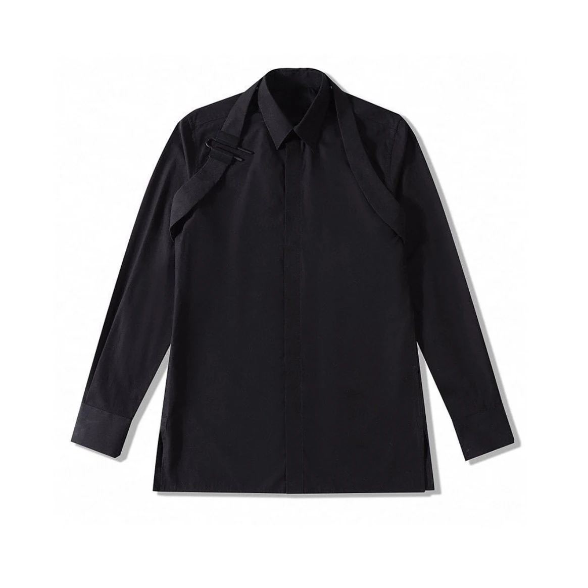 

Черная рубашка NIGO с пуговицами # nigo7379