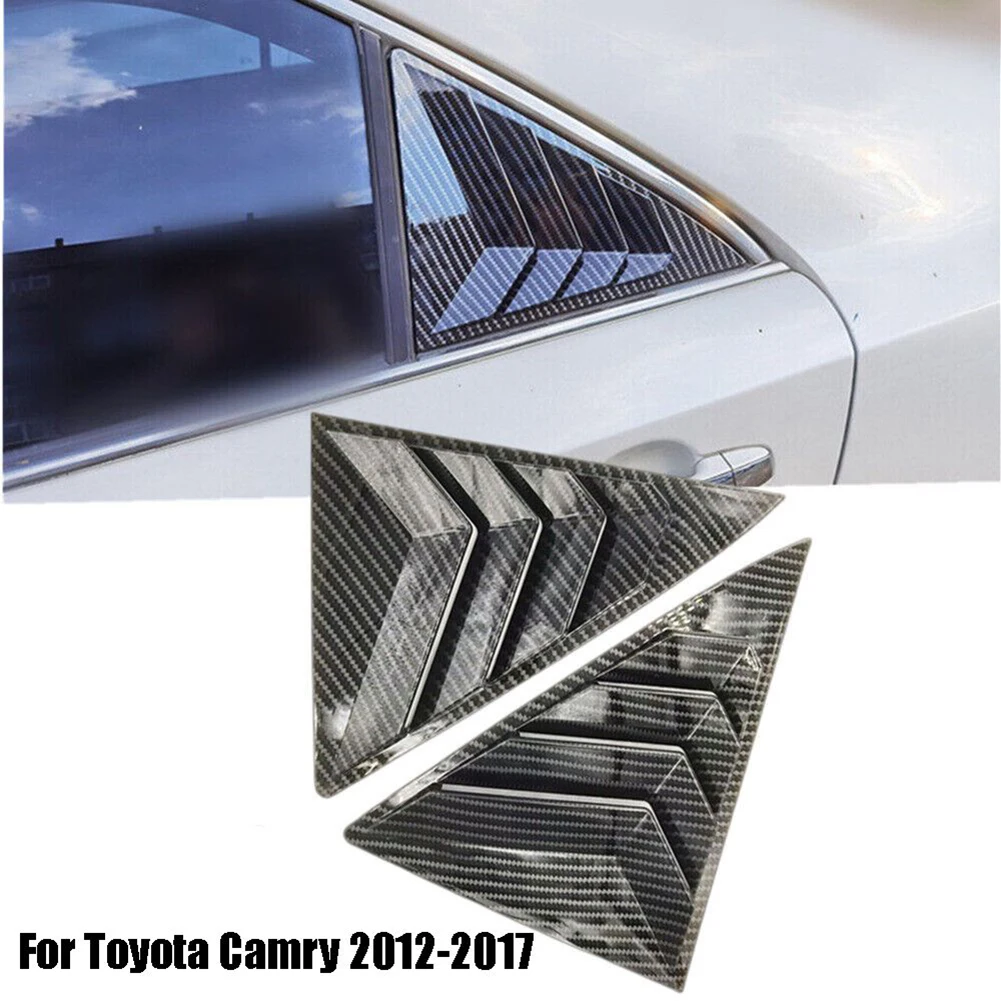 

Боковое стекло из углеродного волокна для Toyota Camry 12-17, аксессуары для боковых оконных жалюзи