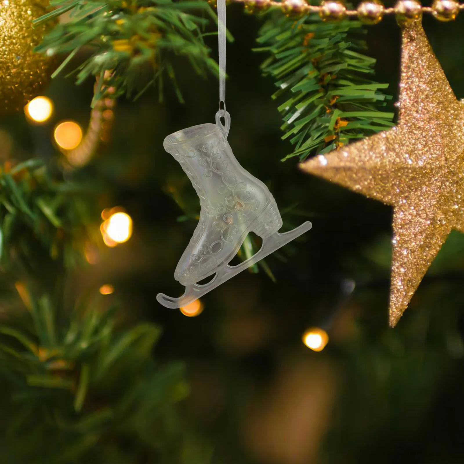 Рождественские украшения Фигурные коньки Подвеска для катания на коньках