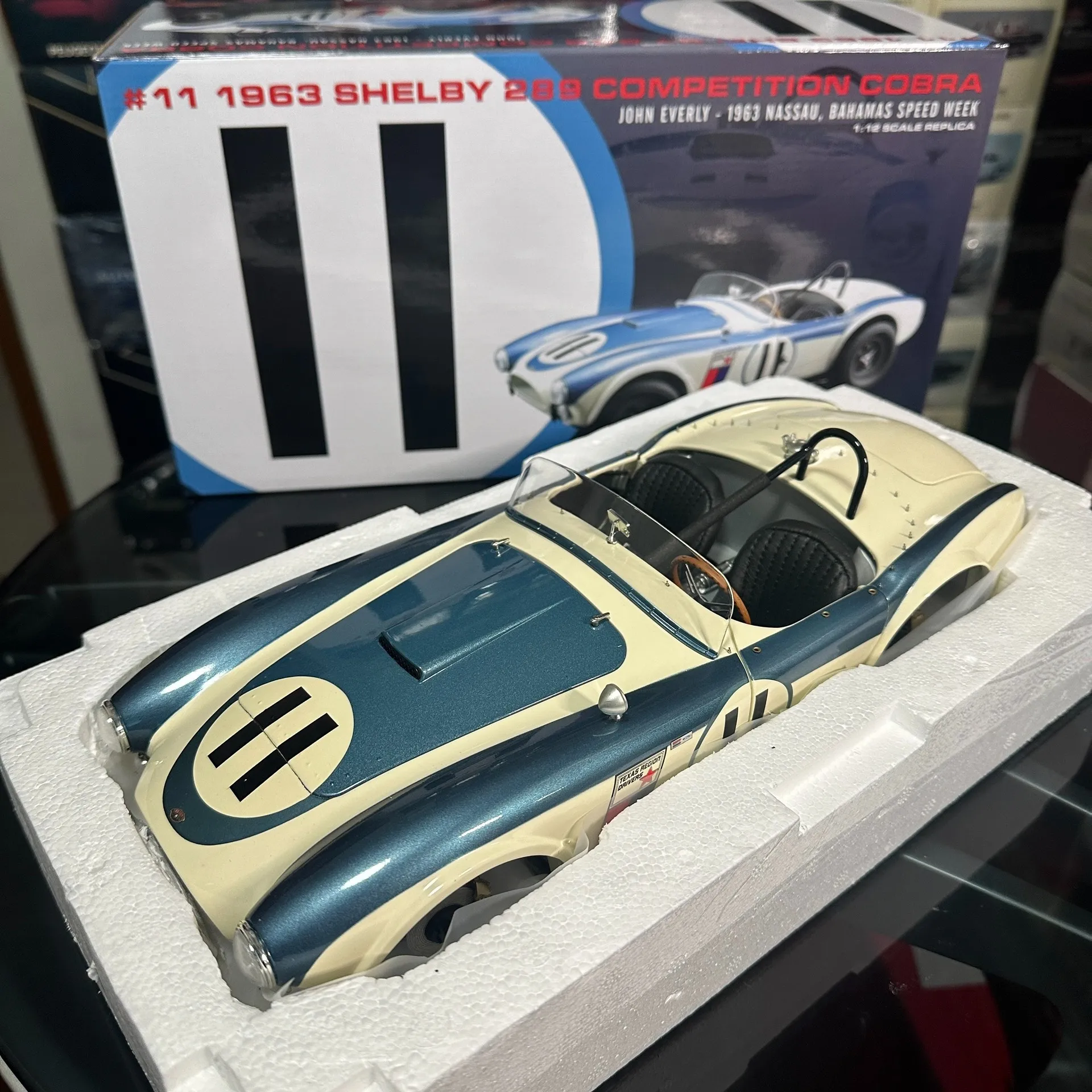 Фото GMP 1:12 Shelby Cobra 289 1963 #11 имитация ограниченной серии все открытые металлические статические модели автомобиля игрушка подарок №2