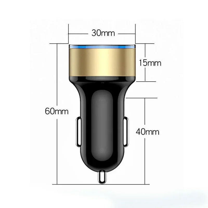 Автомобильное зарядное устройство с двумя USB-портами 5 В 3 1 А