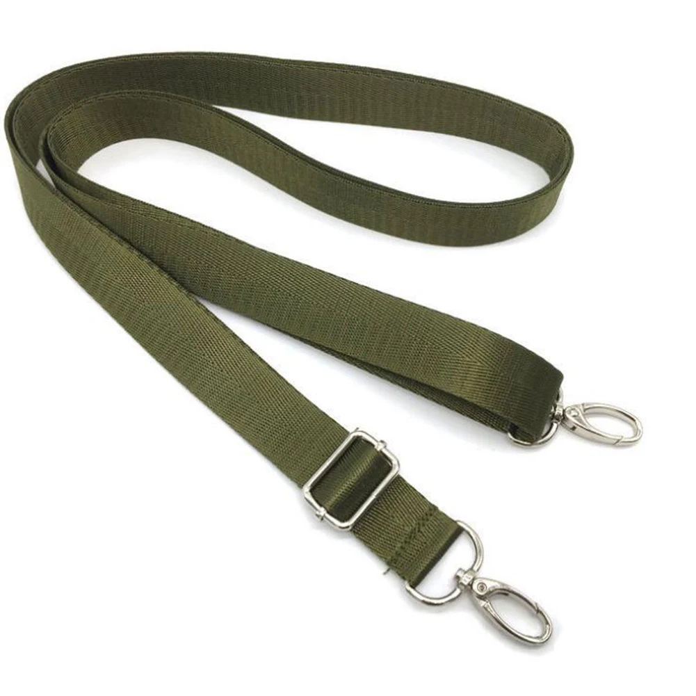 Nylon Bag Strap Women Shoulder Crossbody Bag Belt Adjustable Wide Strap Bag Part Accessories Female Messenger Bag Strap 120cm