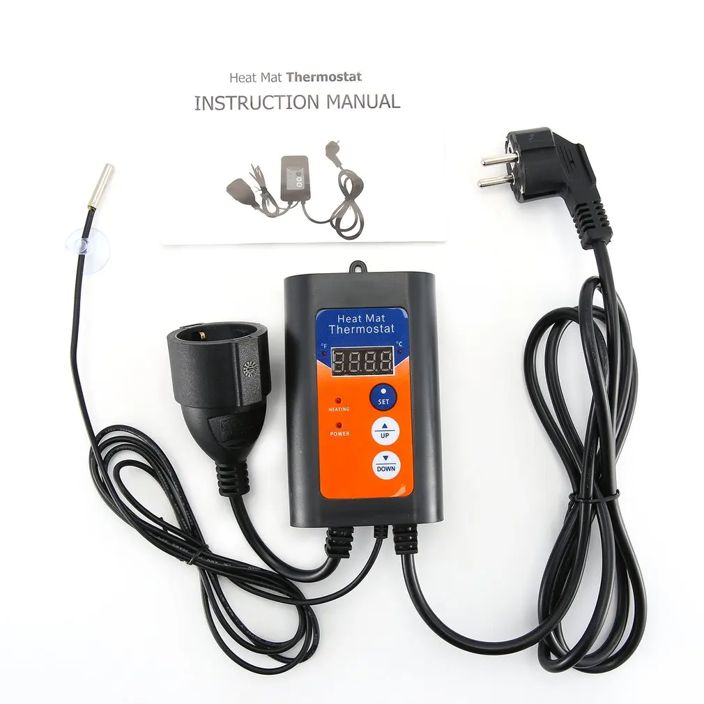

Heat Mat Thermostat Plastic Propagation Tray Hydroponic Horticulture Growing Equipment Heat Mat Temperature Controller