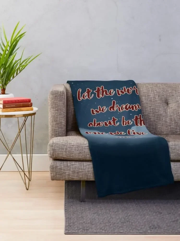 Плед с цитатами от Hadestown тепловые покрывала для путешествий многофункциональные