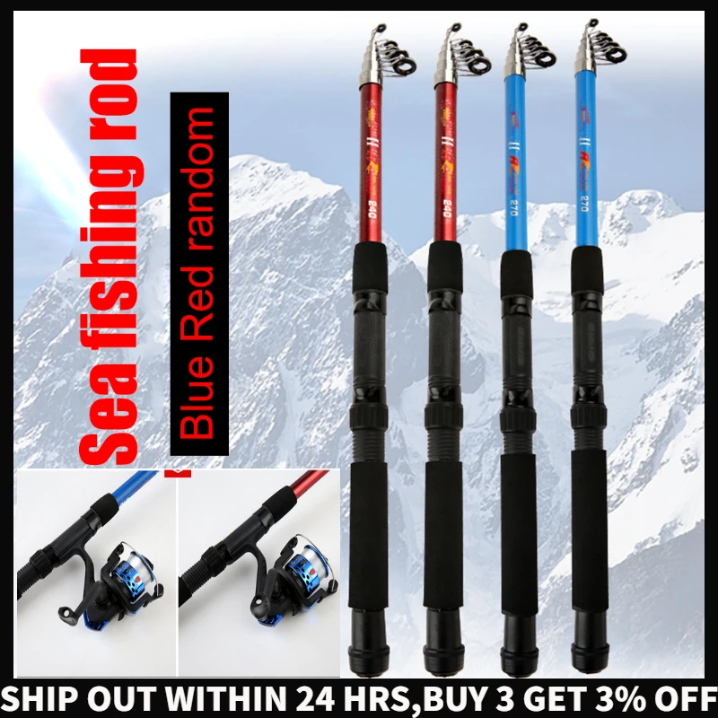 Портативное телескопическое рыболовное спиннинговое удилище 1 5-2 7 м - купить по