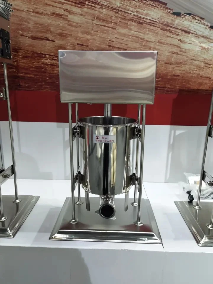 Коммерческая бытовая электрическая колбасная машина из нержавеющей стали lzy