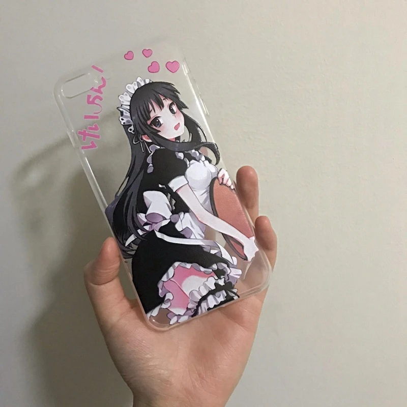 

Japanese Cartoon Female Cosplay Costume Tpu case for iphone x xr xs max 6 6s plus 7 8 se 2020 11 12 mini pro Soft Phone Cover