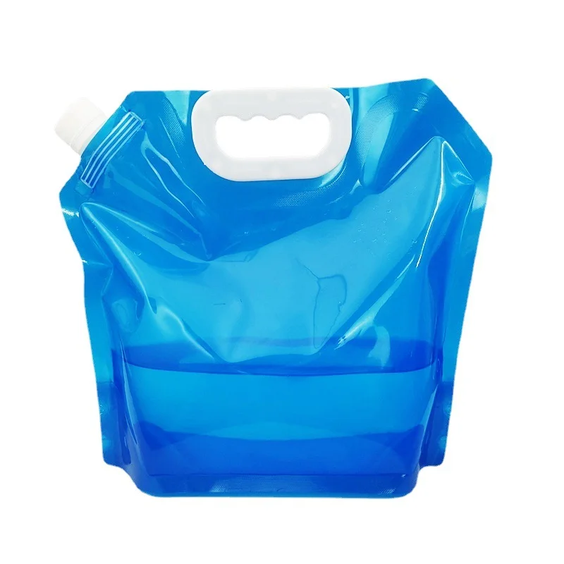 

Camping Folding Portable Drinking Bag Outdoor Hiking Water Storage Thickened Large Capacity Water Bag Camping Suction Nozzle Bag