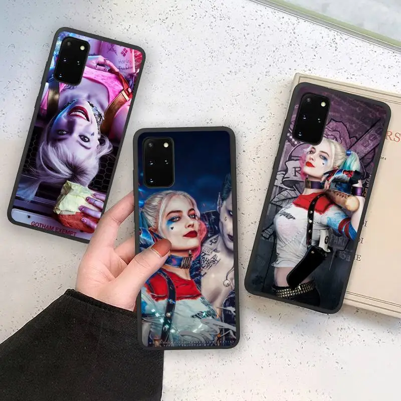 

DC Harley Quinn Phone Case For Samsung Galaxy Note20 ultra 7 8 9 10 Plus lite M21 M31S M30S M51 Soft Cover
