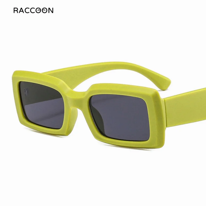 

Урожай мода маленький прямоугольник женщины солнцезащитные очки шампанского ясного синего зеленого ретро очки оттенки UV400 Trending мужчин сол...