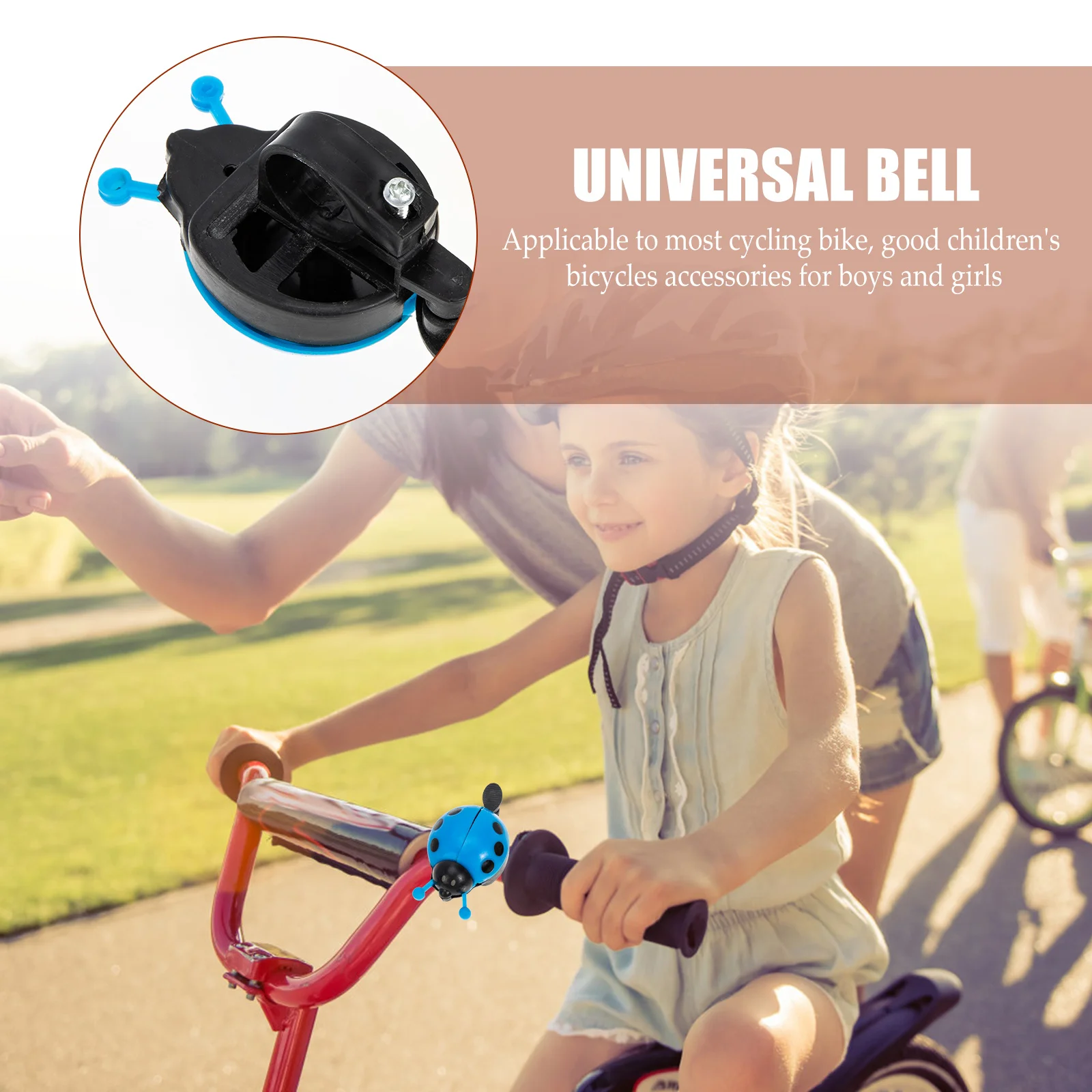 4 шт. колокольчики божья коровка |