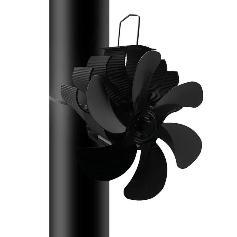 

6 лезвий, стиль дымохода, малошумный вентилятор для дровяной печки