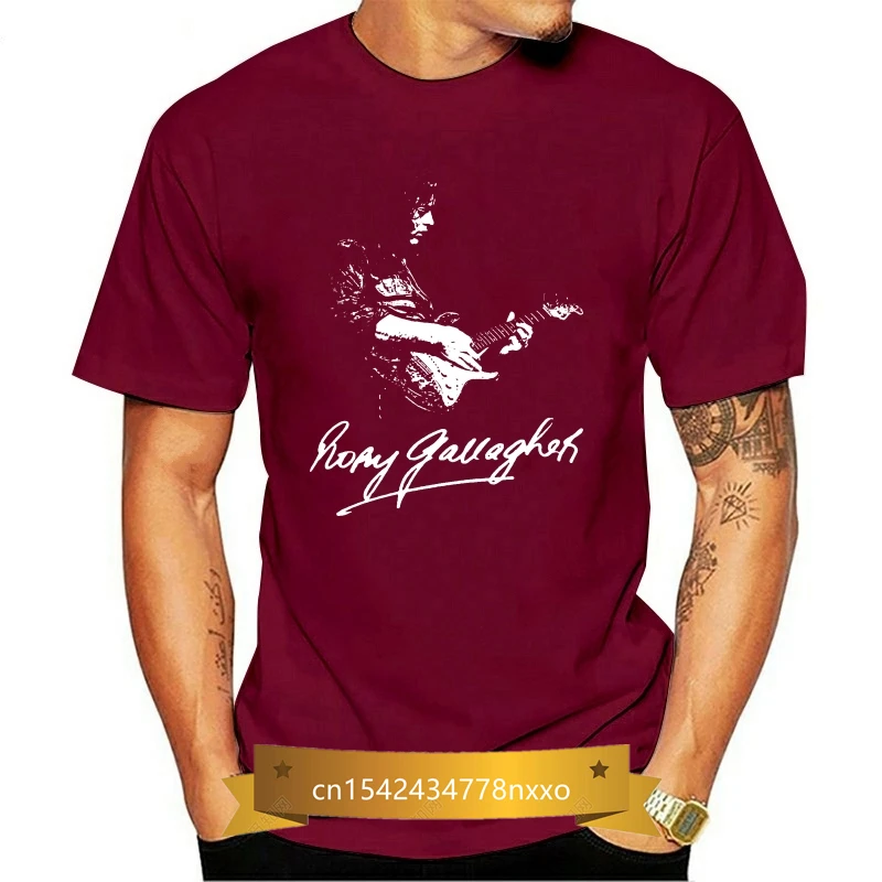 

RORY GALLAGHER футболка гитара 1970S 1980S ретро винтажный день рождения