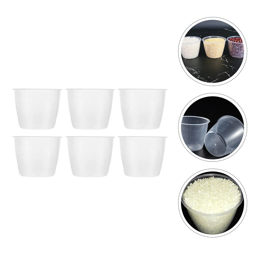 

8Pcs Rice Cooker Measuring Cup Transparent Measuring Cup Rice Measurement Tool