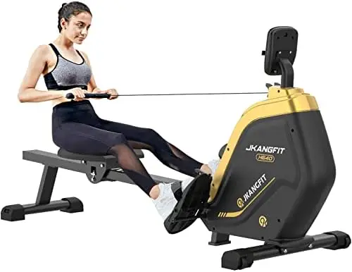 

Rowing Machine - Rowing Machines for Home Use Indoor Rower for Full Body with 16 Levels Resistance LCD Monitor Device Holder
